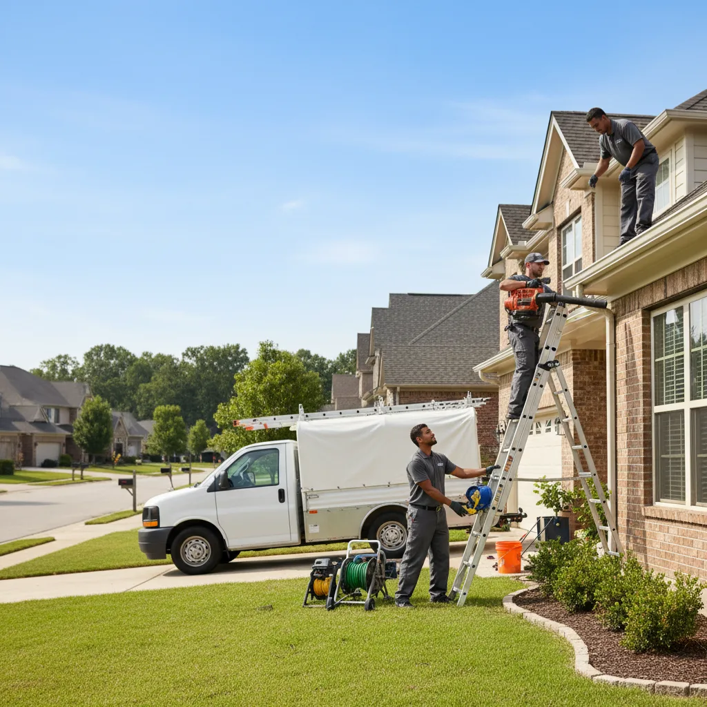 Home Gutter Service in Blum, TX near me